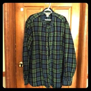 L.L. Bean button down flannel